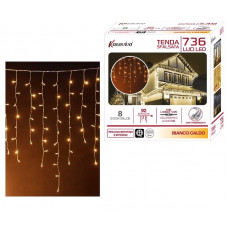 TENDA SFALSATA 736 LED BIANCO (2pz)